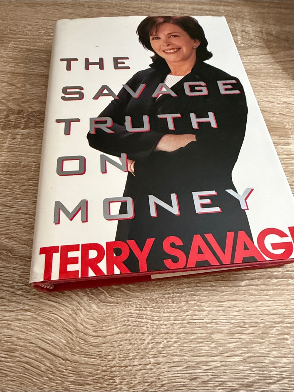 Terry Savage Hardcover Book - White & Black Cover with Red Accents